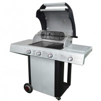 Portable BBQ Grilling Basket, Stainless Steel Barbeque Grill Basket with Long Handle for Fish, Vegetable, Steak,Family