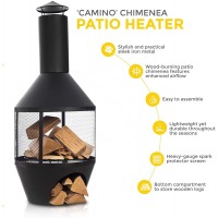 Chiminea Patio Heater for outdoor garden fire pit