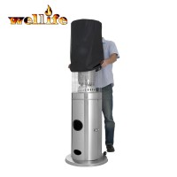 Standing propane gas patio heater for garden outdoor