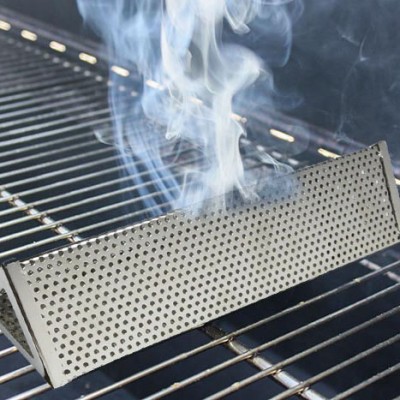 Stainless Steel BBQ Barbecue Wood Pellet Mesh Tube Cold Smoker Pipe Generator